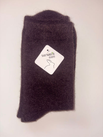 Senweite Crew Socks (Angora Rabbit Hair)