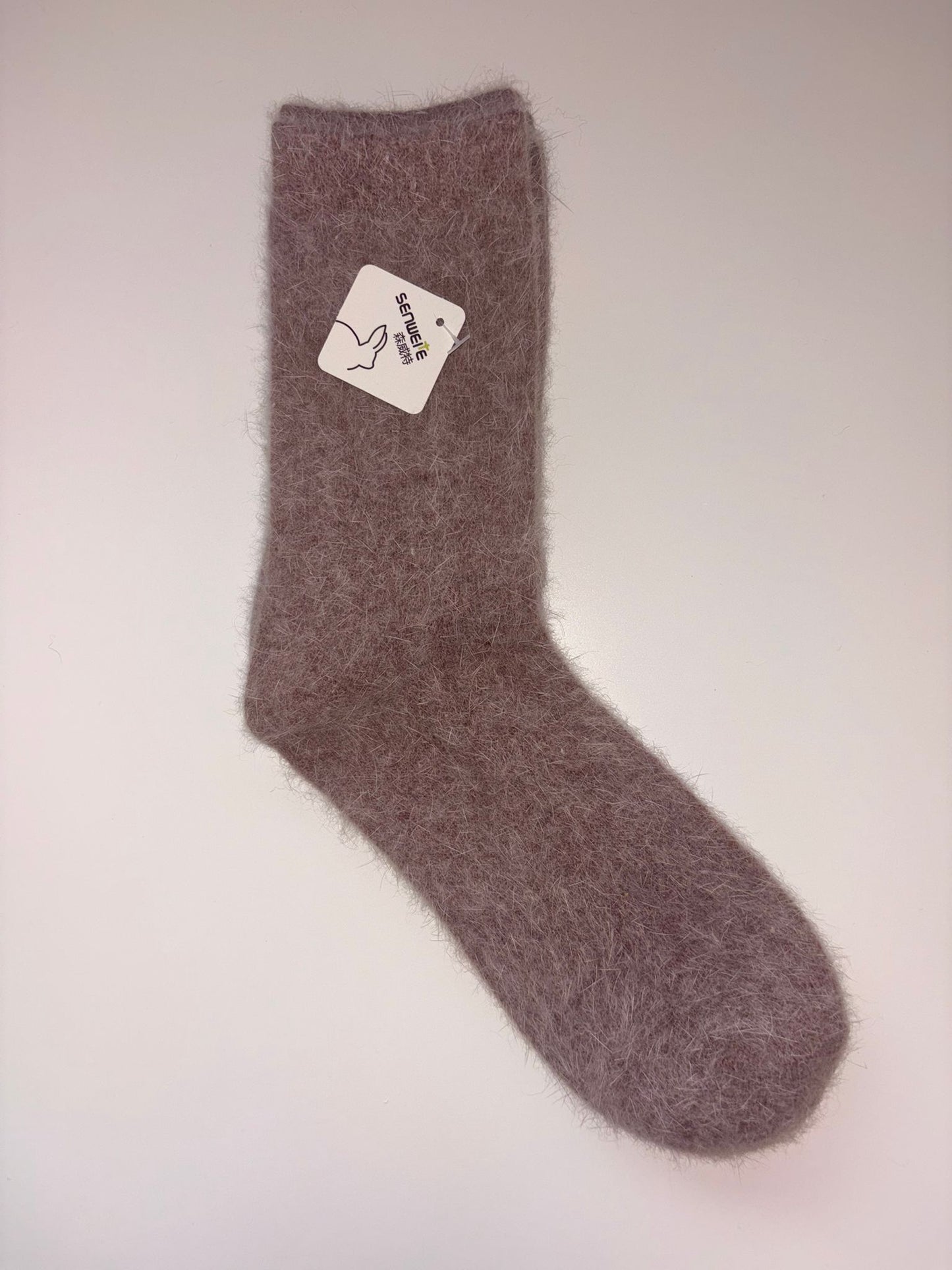 Senweite Crew Socks (Angora Rabbit Hair)