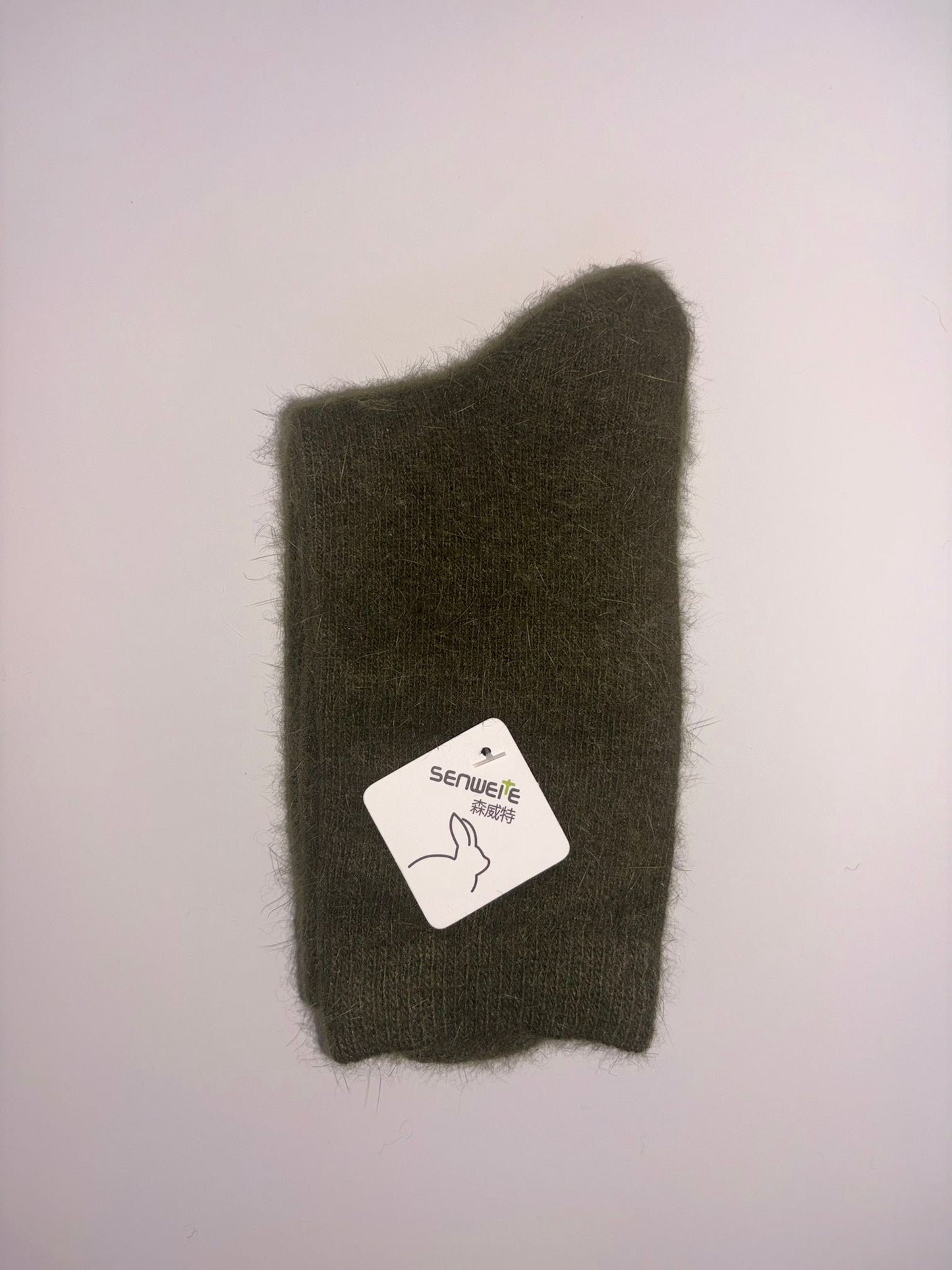 Senweite Crew Socks (Angora Rabbit Hair)