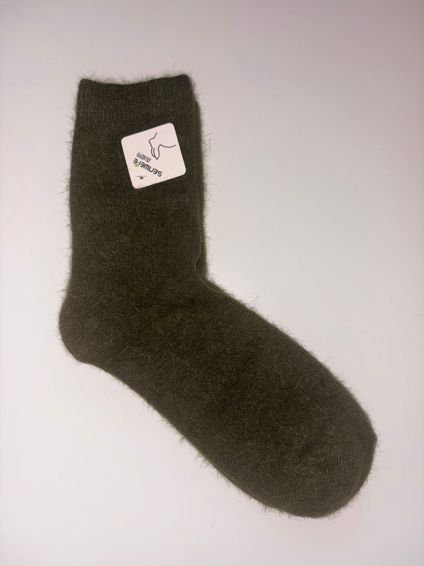 Senweite Crew Socks (Angora Rabbit Hair)