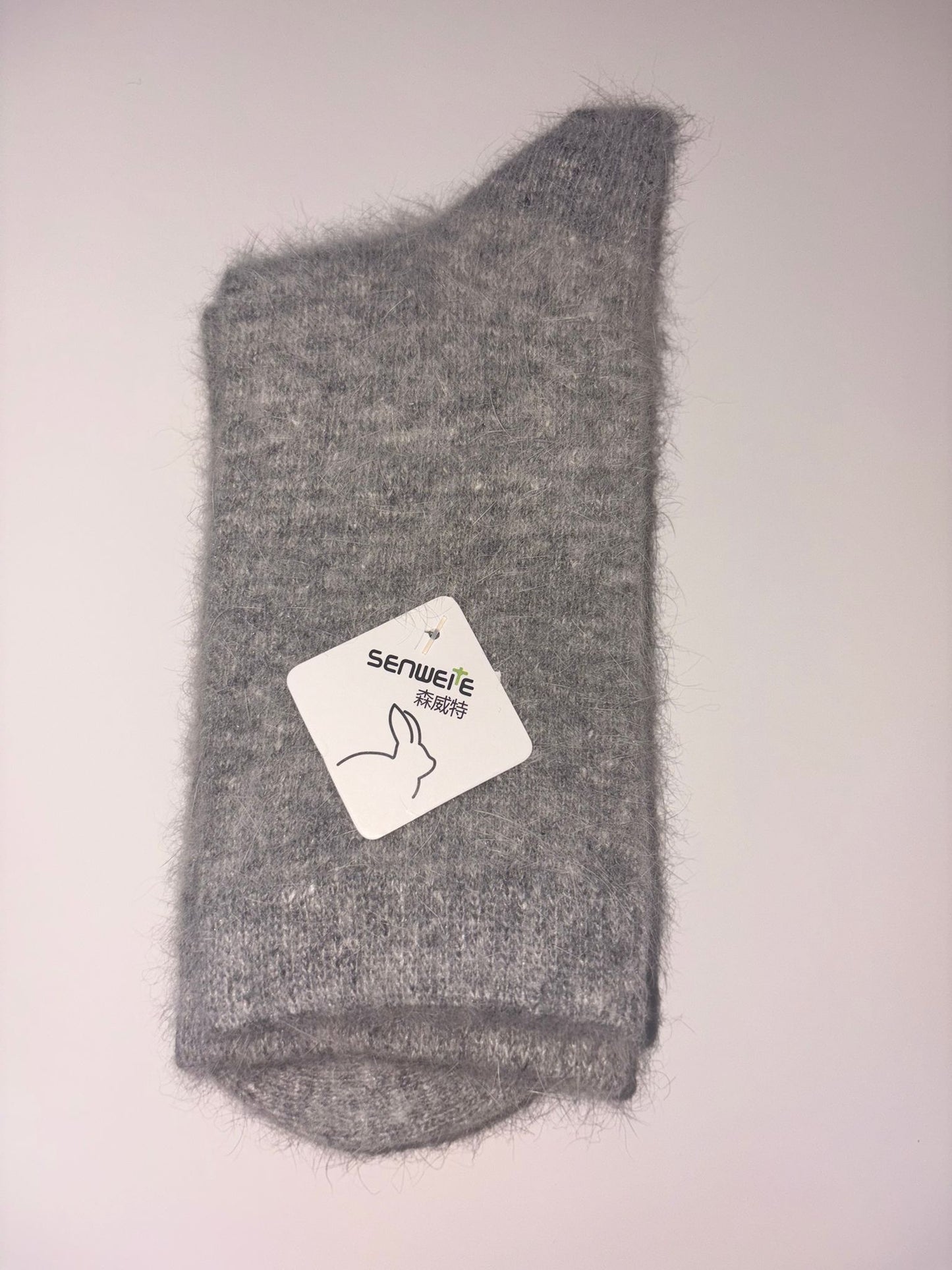 Senweite Crew Socks (Angora Rabbit Hair)