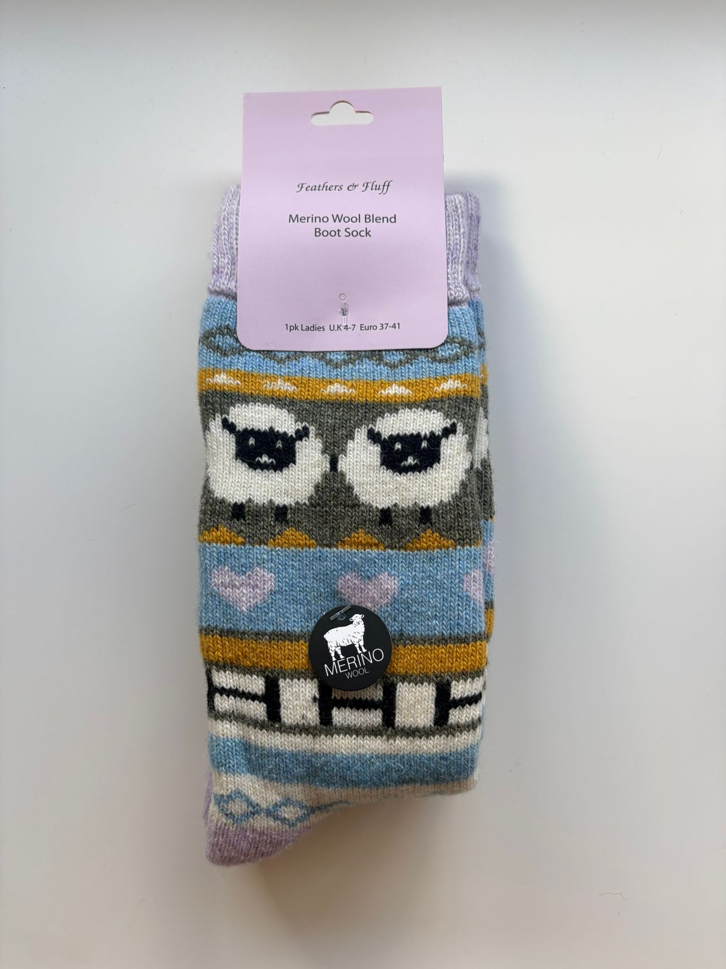 Feathers & Fluff Merino Boot Socks