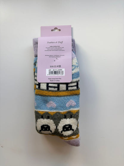 Feathers & Fluff Merino Boot Socks