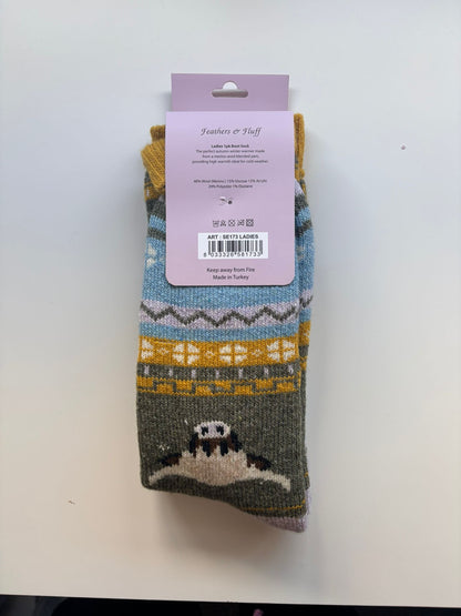 Feathers & Fluff Merino Boot Socks