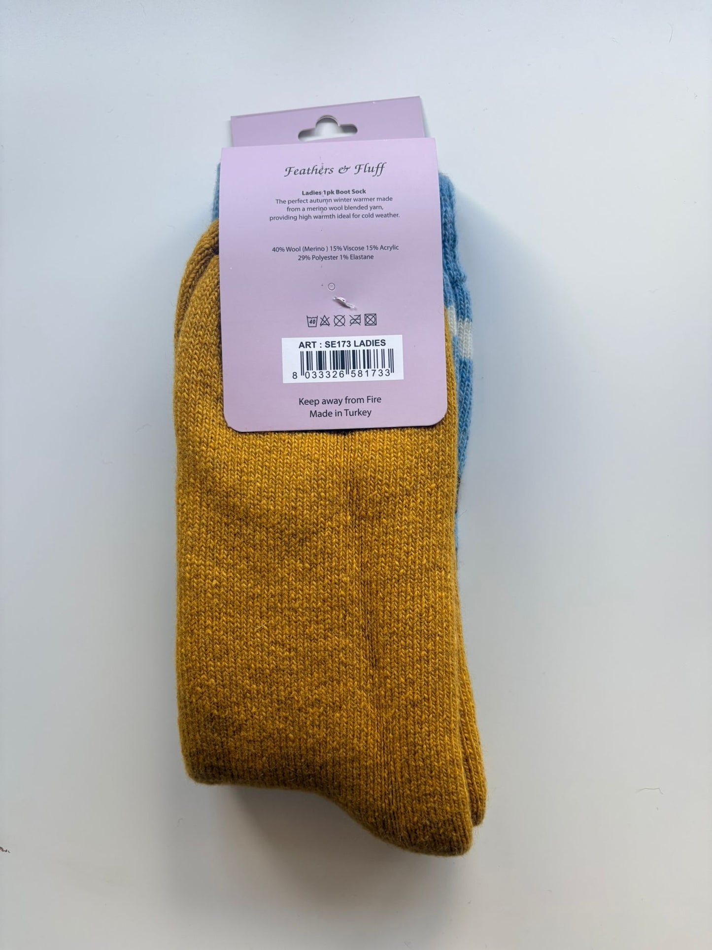 Feathers & Fluff Merino Boot Socks