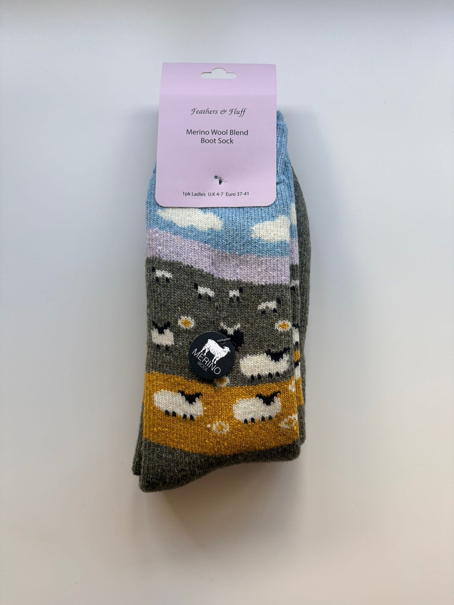 Feathers & Fluff Merino Boot Socks