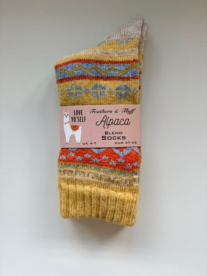 Feathers & Fluff Nordic Crew Socks