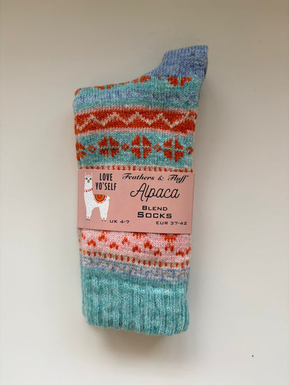 Feathers & Fluff Nordic Crew Socks