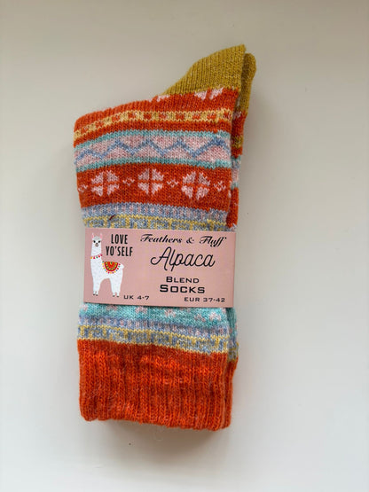 Feathers & Fluff Nordic Crew Socks