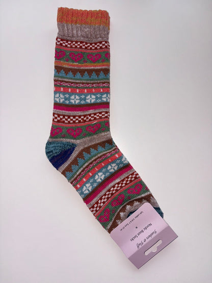 Women's Feathers & Fluff Nordic Design Boot Socks