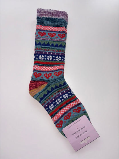 Women's Feathers & Fluff Nordic Design Boot Socks