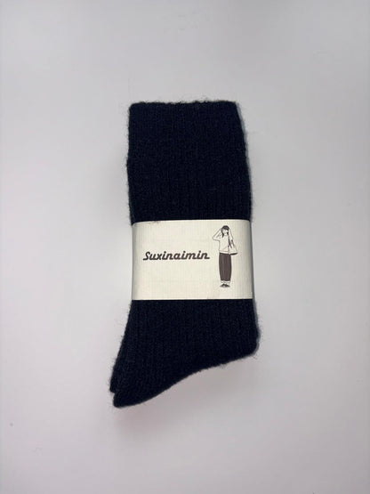 Suxinaimin Plain Crew Socks