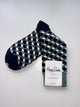 Black & White Geometric Crew Socks
