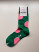 Pink Blob Crew Socks
